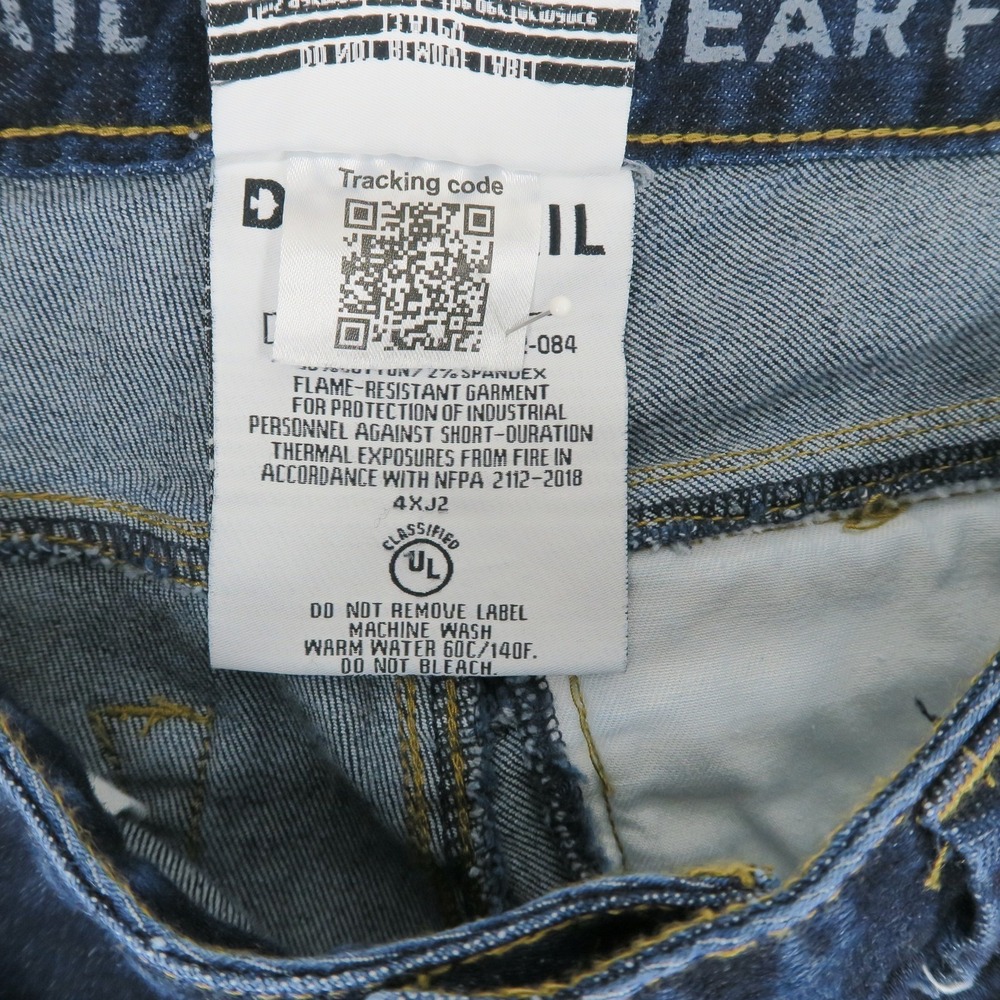 Dovetail Utility Jeans Womens 4/30 Blue FR Flame Resistant Utility Double Knee - Picture 11 of 13